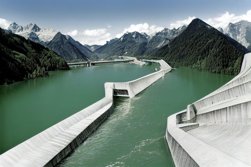 Mountain Dam - A Captivating Architectural Marvel