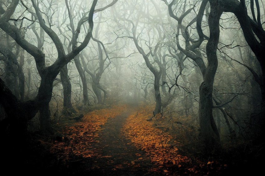 Mysterious Path in Macabre Fantasy Style | Photo-Realistic Landscapes