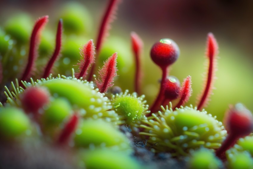 Red Fungus Plants Close-ups | Focus Stacking Photography
