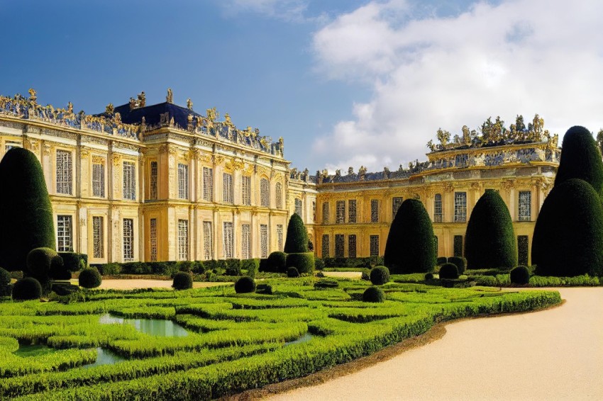 Baroque-Inspired Grandeur: A Palace in the French Countryside
