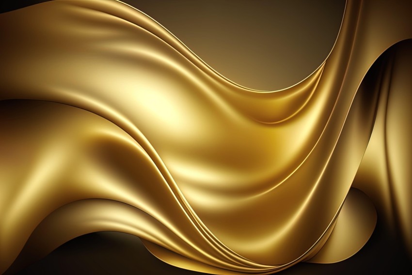 Captivating Gold Background with Flowing Wavy Textures