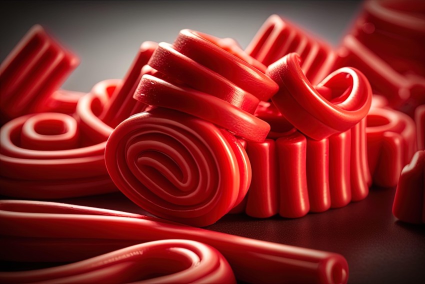 Red Sugar Candy | Detailed Rendering | Twisted Tangles