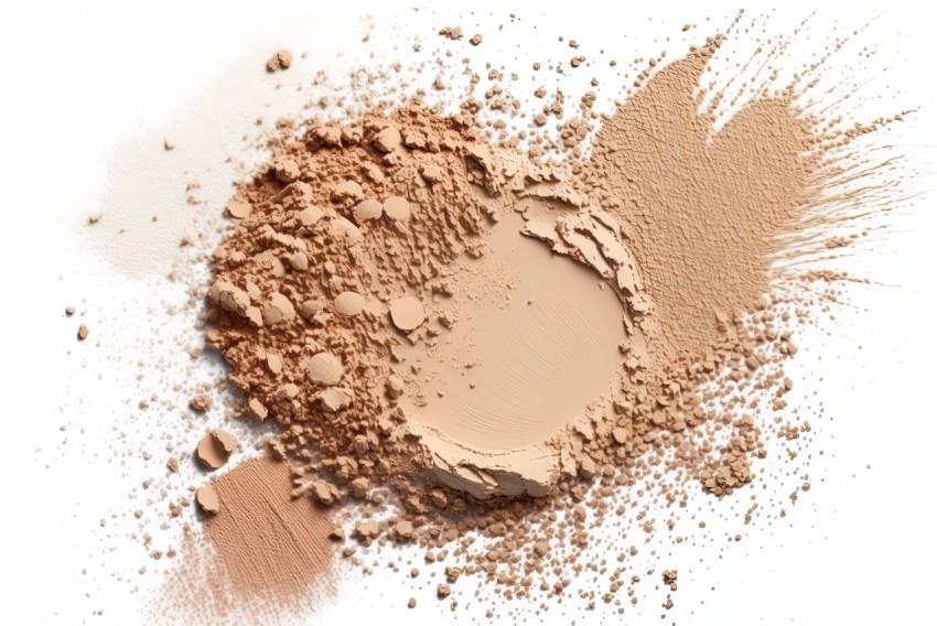 Powder Compact Foundation with Beige Tint | Digitally Enhanced Aerial View