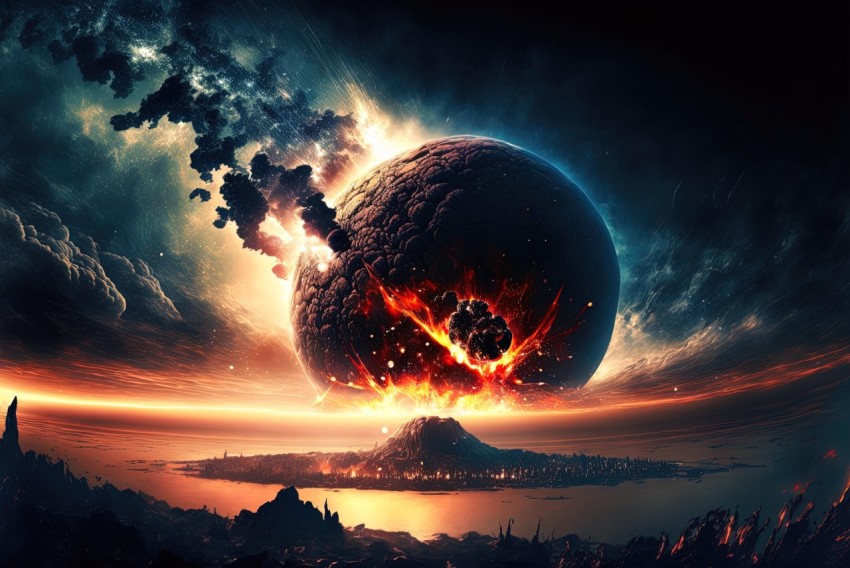 Monstrous Surrealism: A Planet on the Brink of Explosion