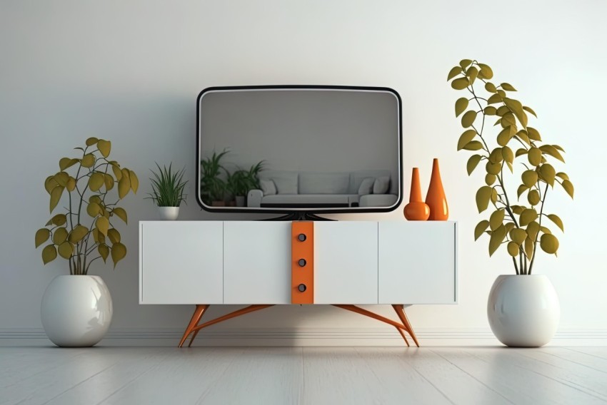 Modern and Colorful TV Stand for Home Decoration