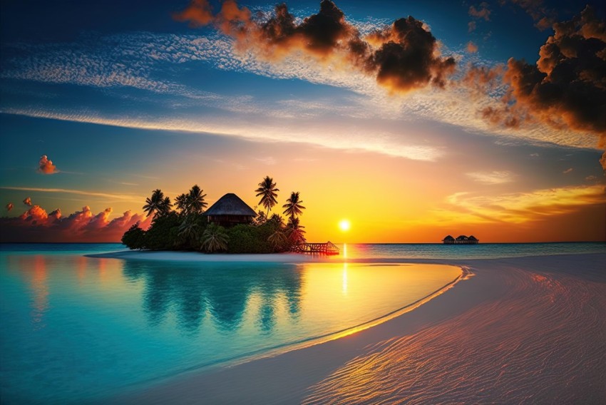 Island Sunset: Captivating Beauty and Exotic Vibes
