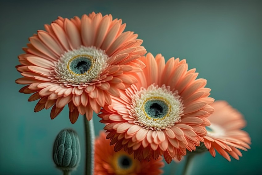 Stunning Orange Gerber Daisies in a Vase | Realistic Detail