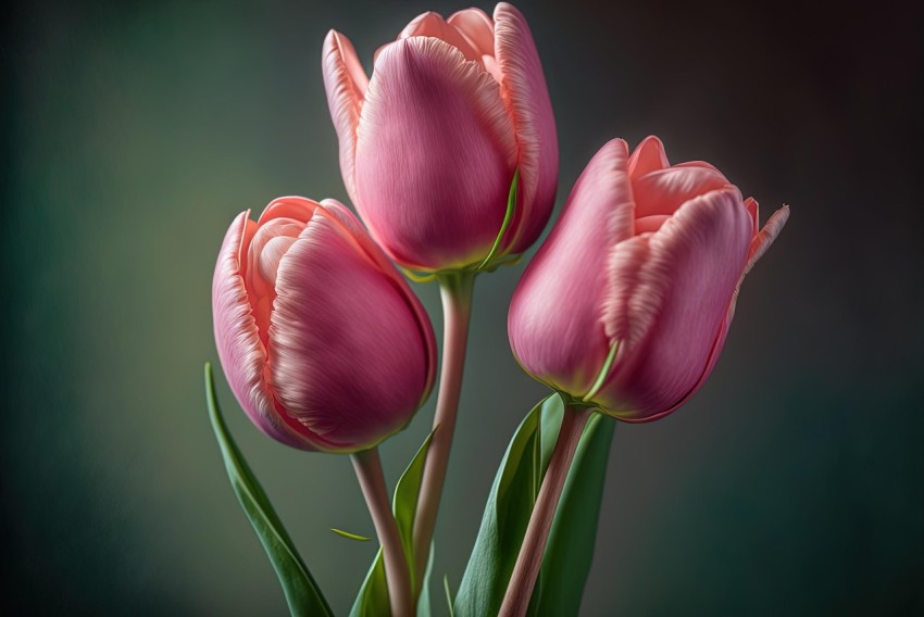 Pink Tulips Artwork - Hyperrealistic Wildlife Portraits