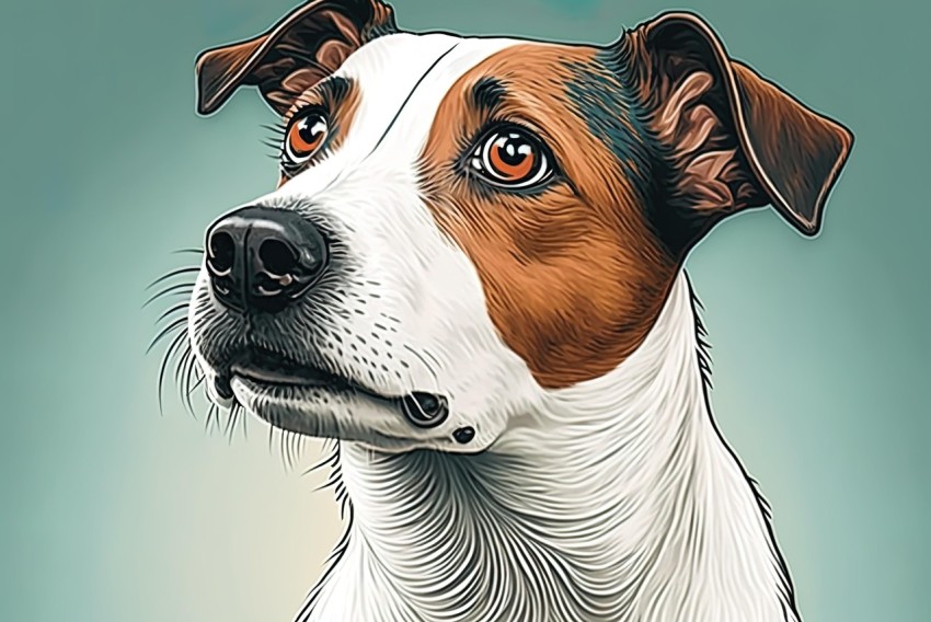 Detailed Dog Portrait | Hyper-Detailed Illustration