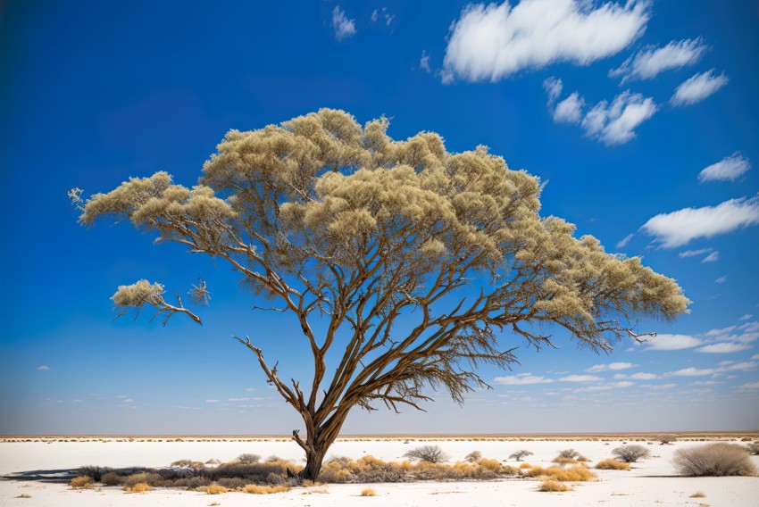 Serene Tree in Australian Landscape | Romantic Natural Scene