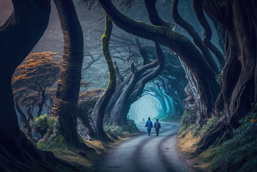 Dark Hedges: Whimsical Fantasy Landscape Photography