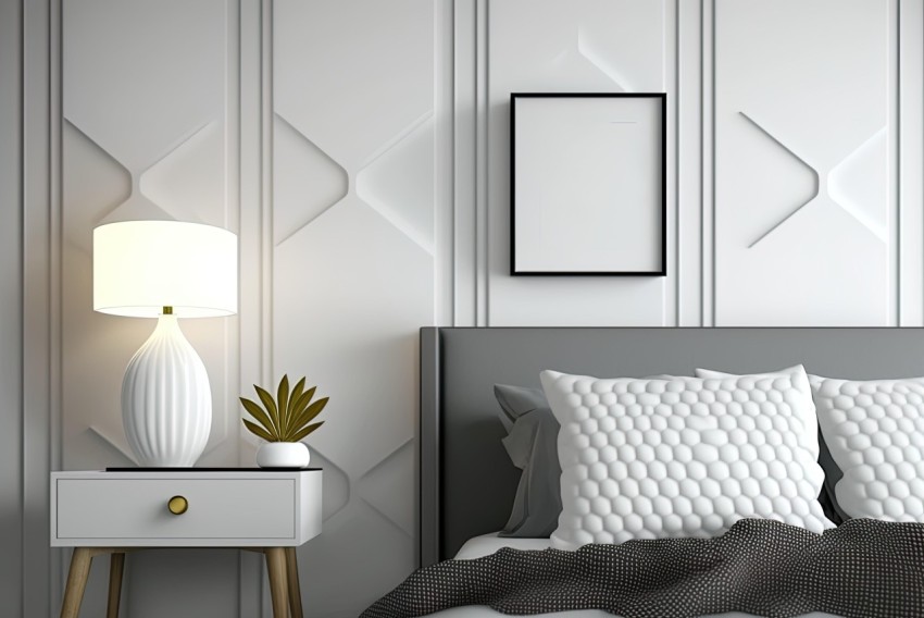 Elegant Art Deco Bedroom Design | 3D Rendering