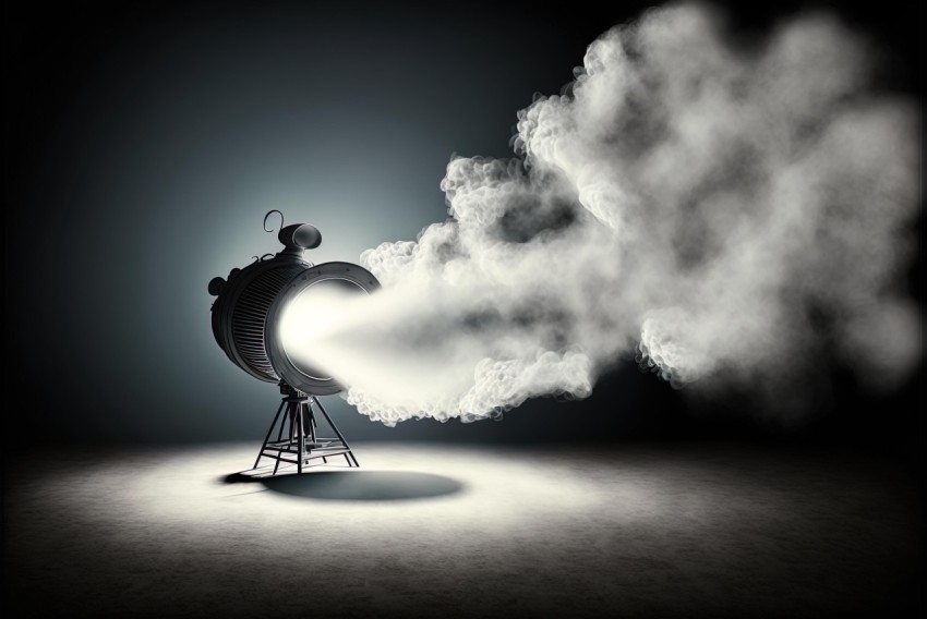 Giant Old Fashioned Lamp Emitting Smoke and Steam | Theatrical Style
