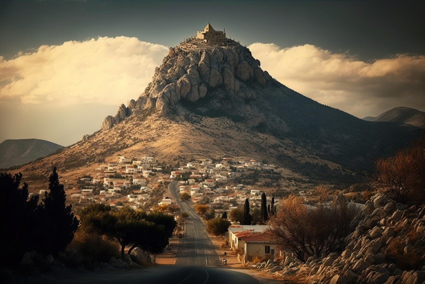 Abandoned City on a Mountain | Fine Art Photography