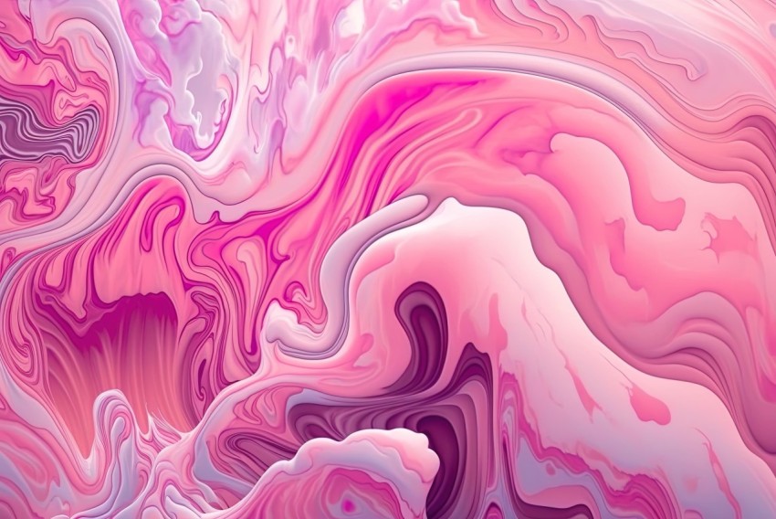 Pink Liquid Wallpaper with Swirl | Digital Art Techniques