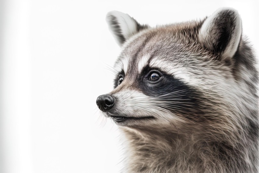Raccoon Portrait in Cross-Processed Style | Minimal Retouching