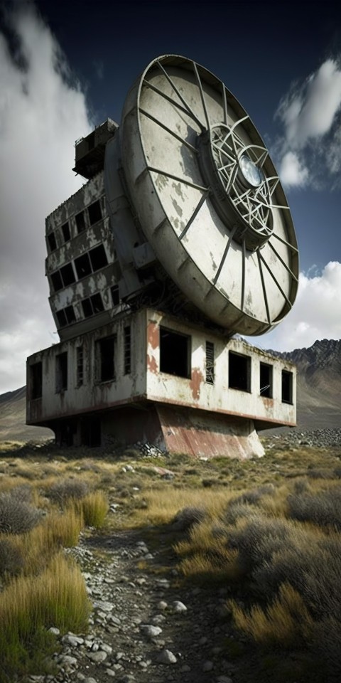 Abandoned Radio Tower in the Desert | Quito School Architecture